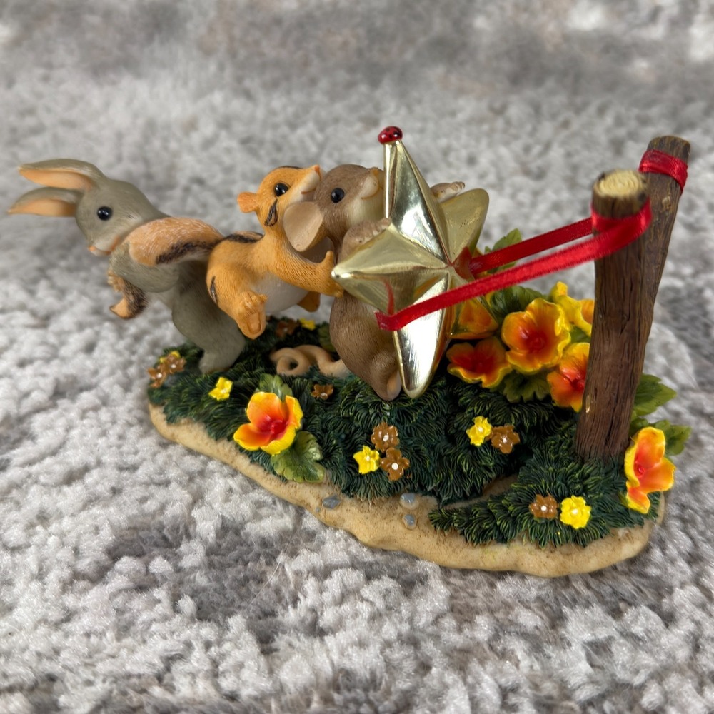 Fitz and Floyd Charming Tails Give It Your Best Shot 89/341 w/Box